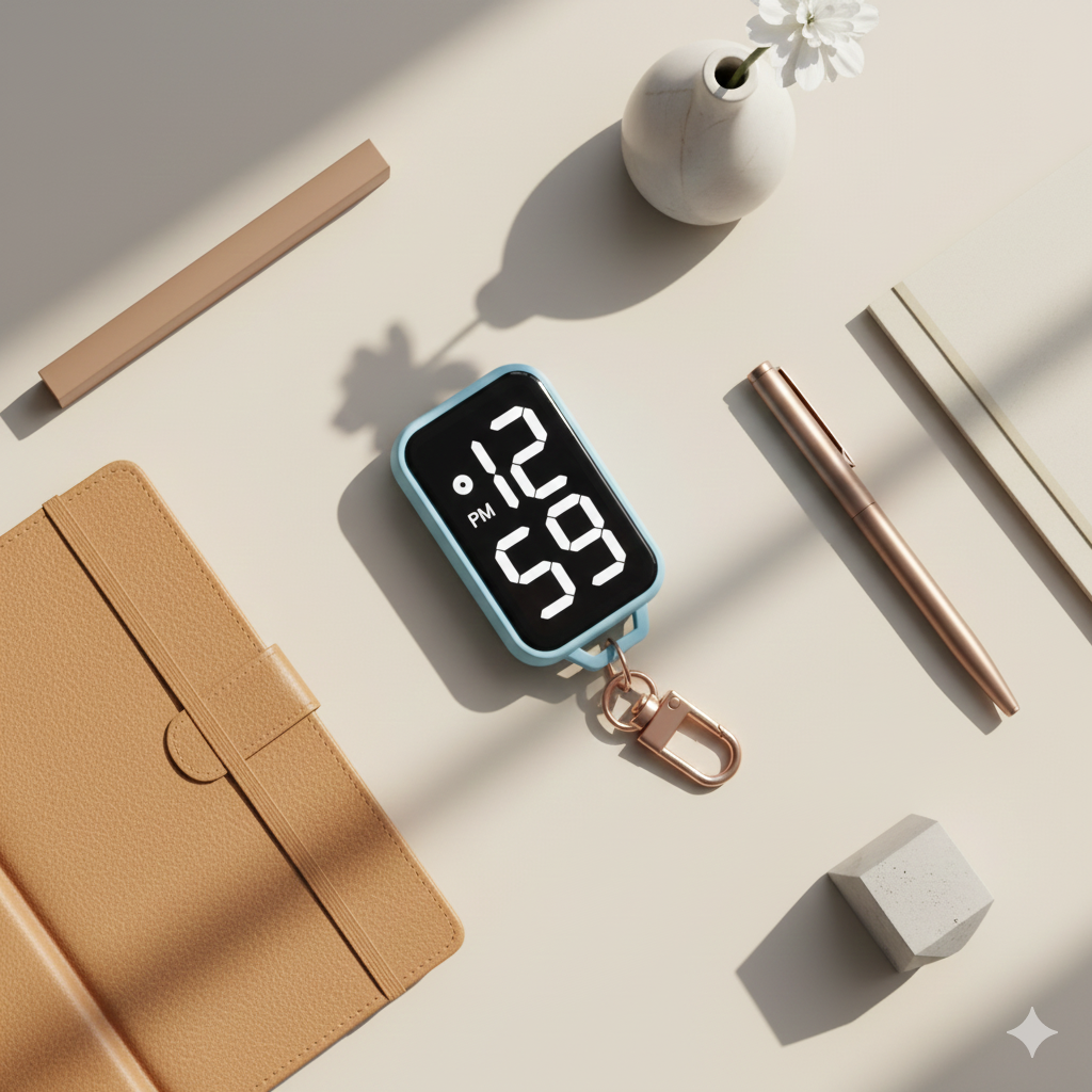 Trelo MiniTime™ Digital Clock Keychain