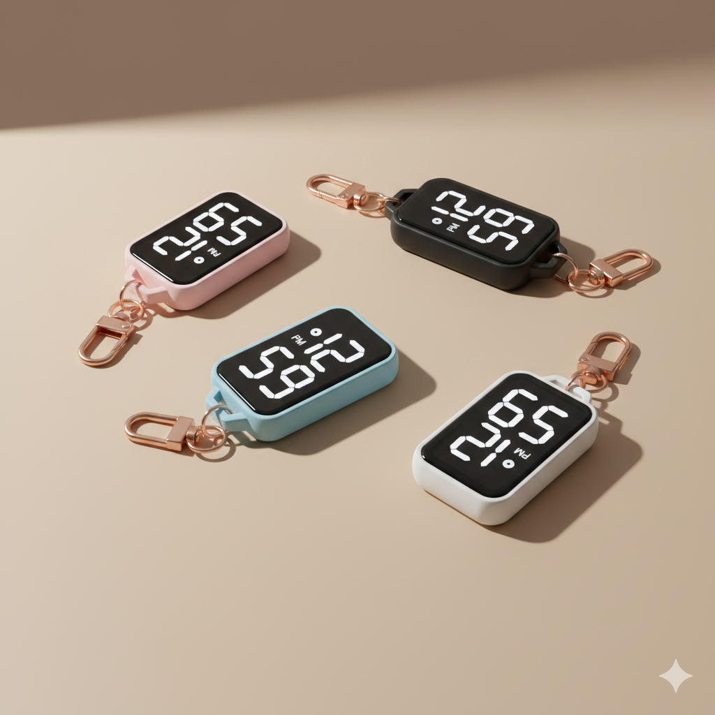 Trelo MiniTime™ Digital Clock Keychain