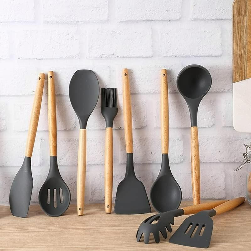 Trelo HeatSafe™ Silicone Cooking Utensils Set (11-Piece)