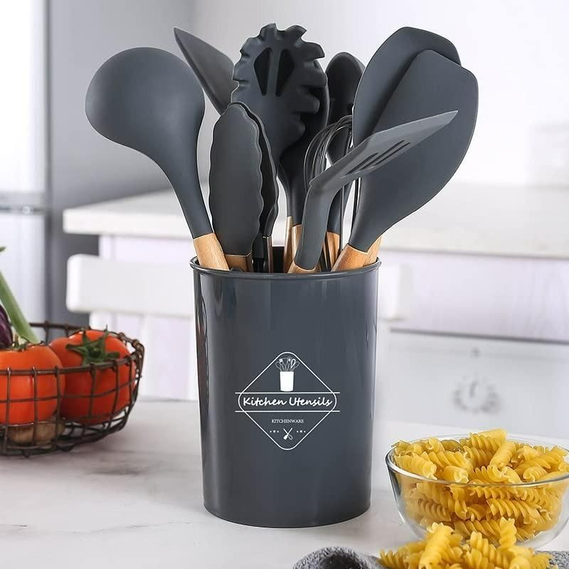 Trelo HeatSafe™ Silicone Cooking Utensils Set (11-Piece)